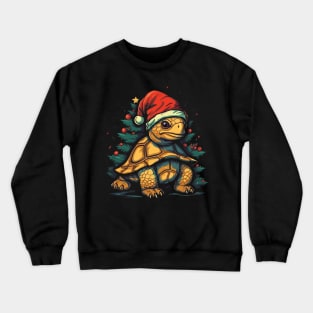 Tortoise Christmas Crewneck Sweatshirt